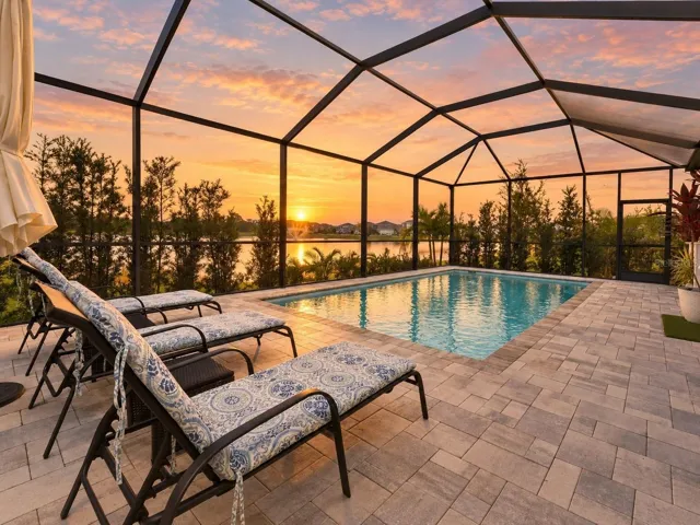 Sunsets over the water year round!