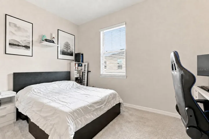 Den/Office, currently used as a 4th bedroom; adjacent hall closet could be reconfigured for direct access