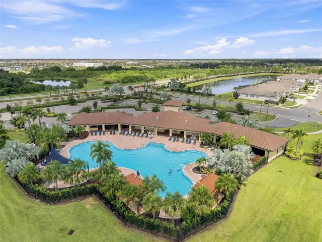 Community pool and clubhouse