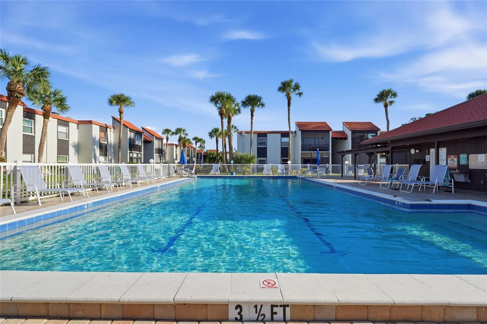 community pool #2 just steps from unit