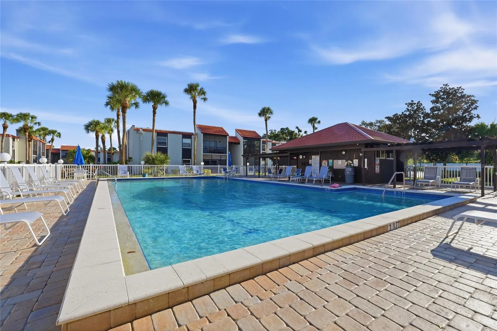 community pool #2 just steps from unit