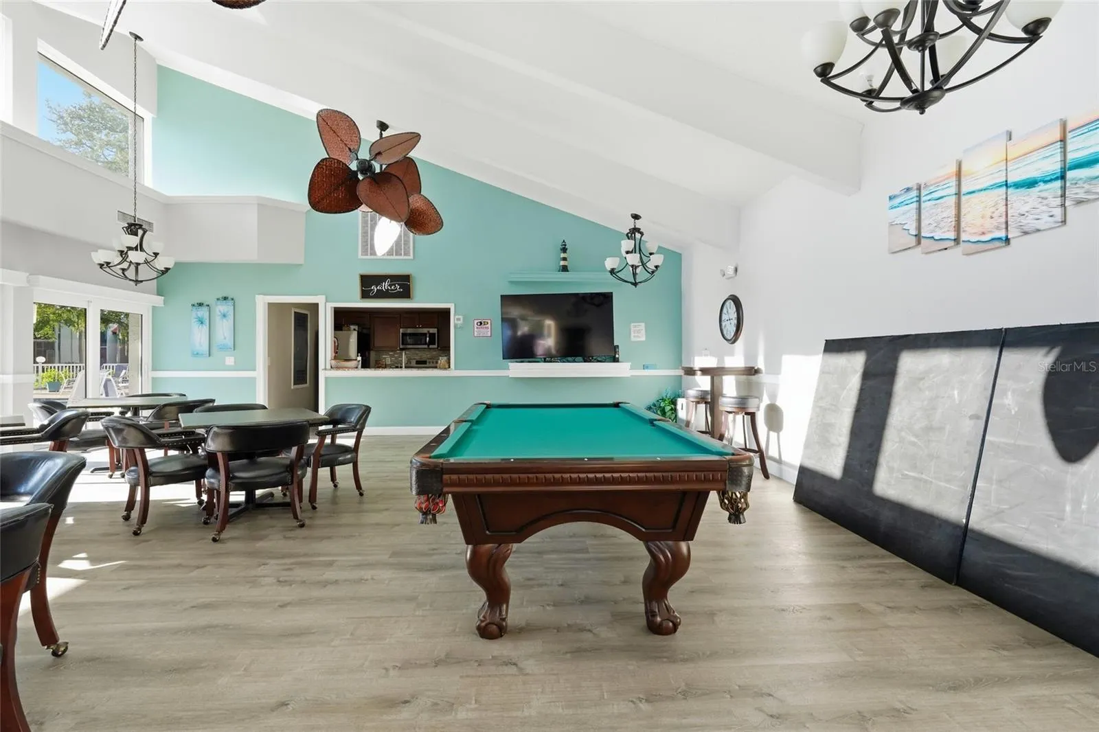 game/billiards area