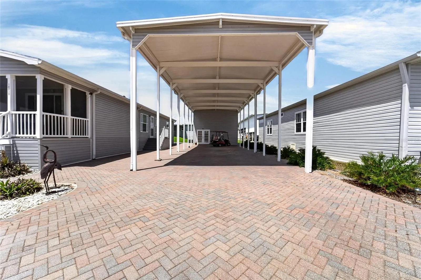 Step onto your own custom brick paver driveway