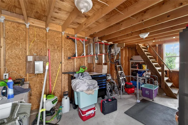 1st floor of shed