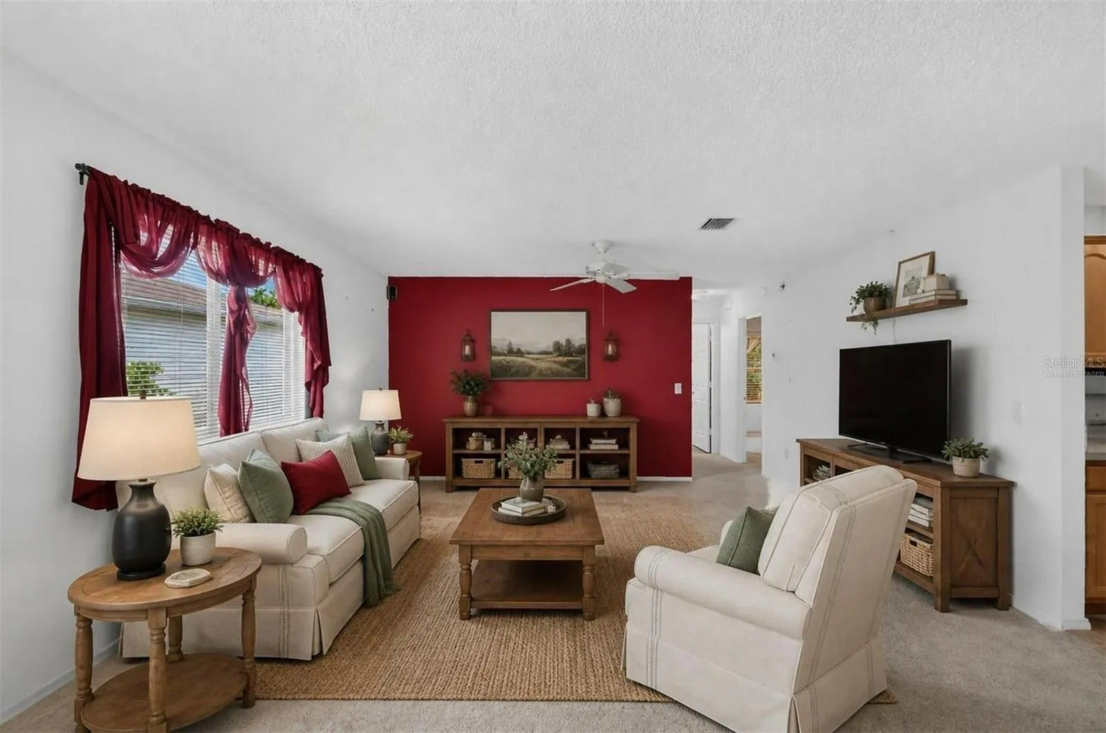 Living Room-Virtually Staged