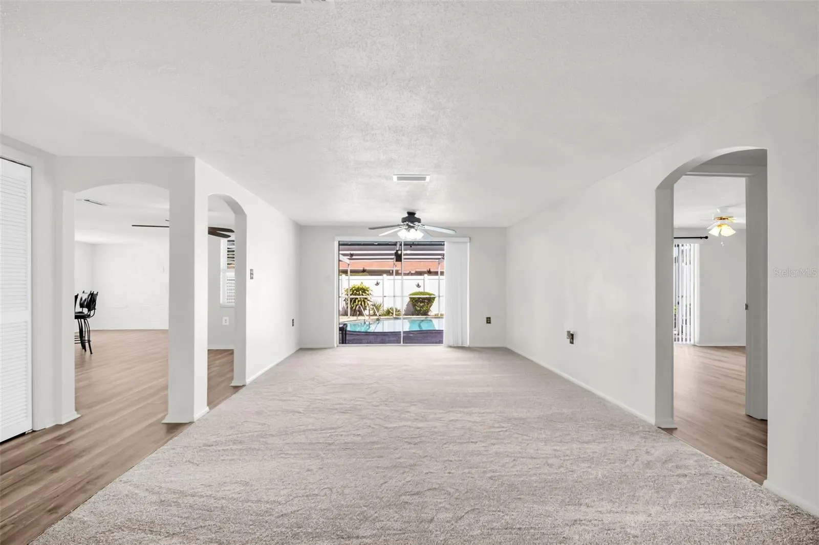 Living room and formal Dining room.