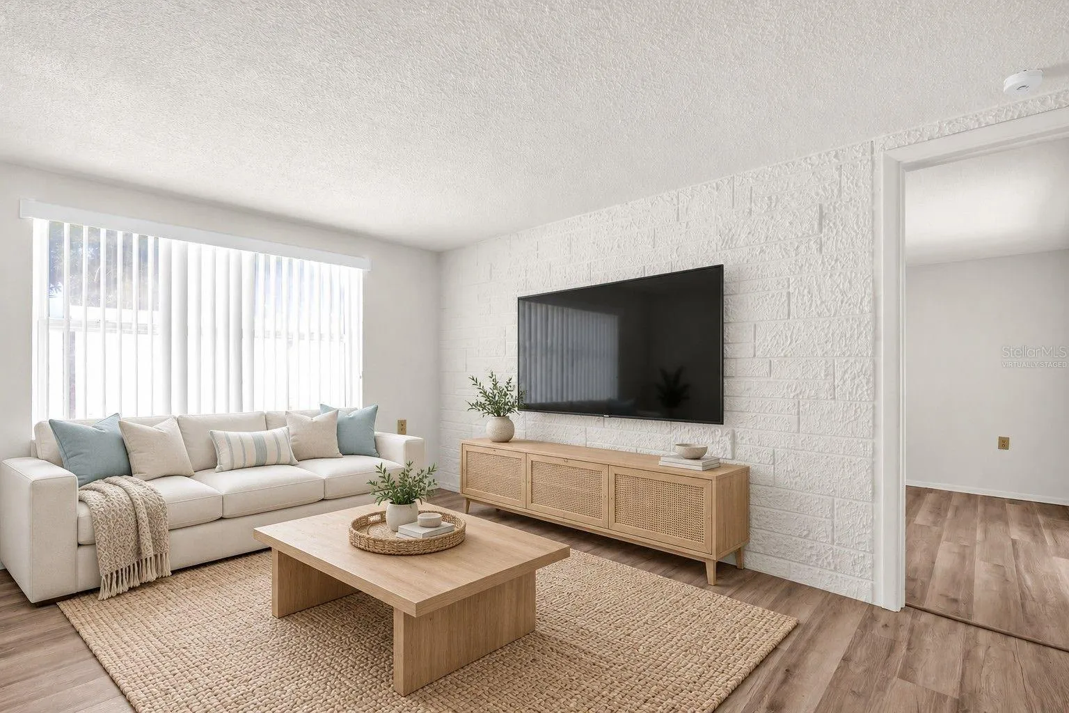 Kitchen area for dining or family room. Virtually staged