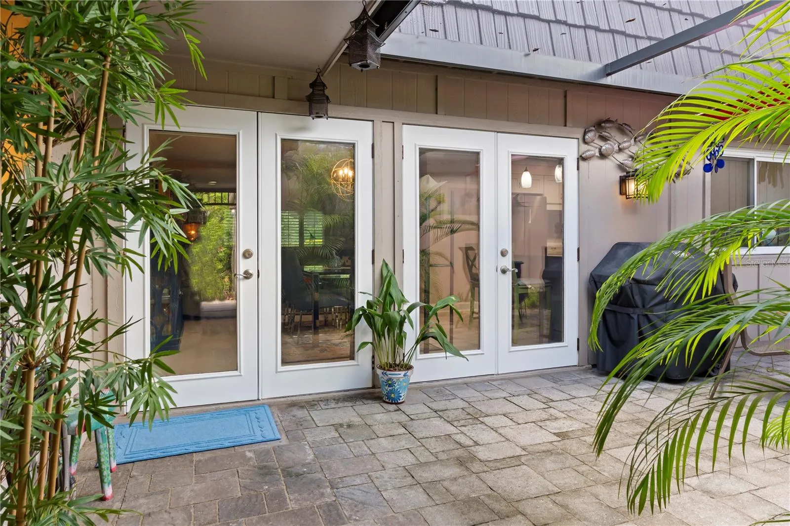 Back Door inside your private gated Court Yard