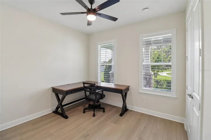Versatile main floor bedroom.