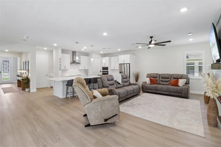 Light filled open concept main floor.