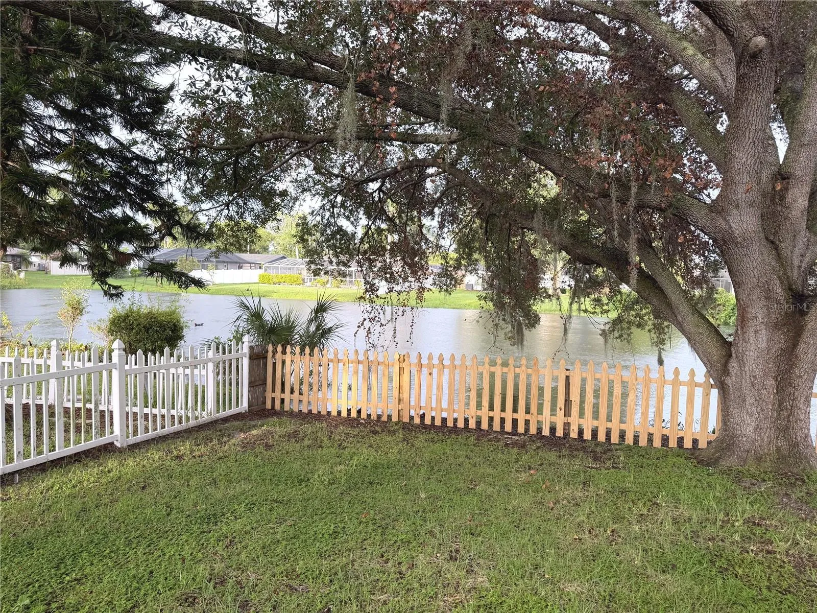 Backyard with Pond View