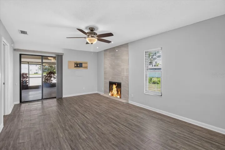 Virtually Staged Fireplace