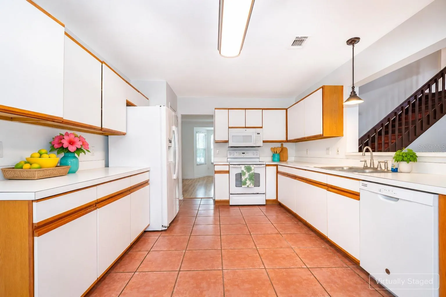 Virtually Staged Kitchen