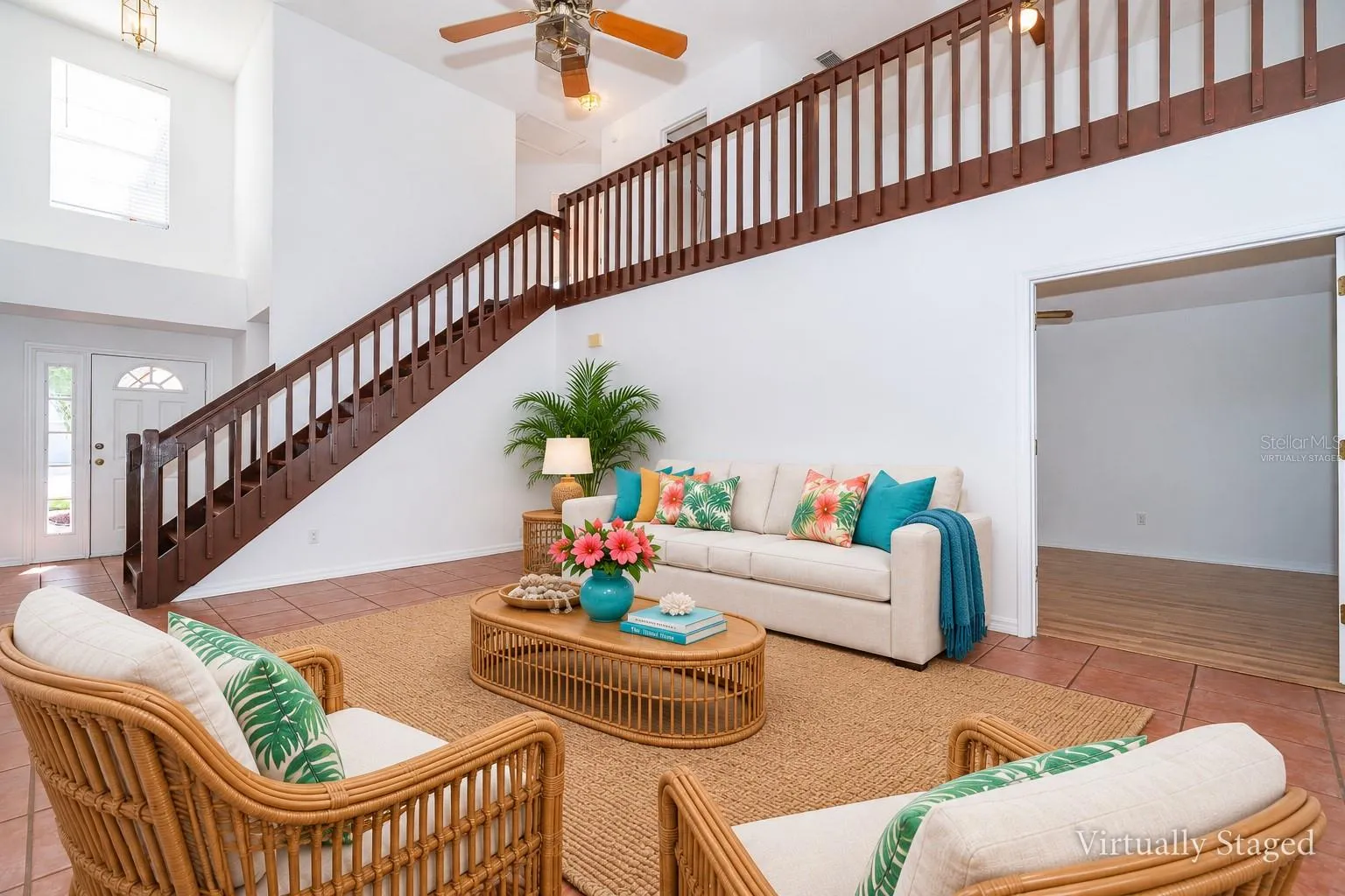 Virtually Staged  Living Room