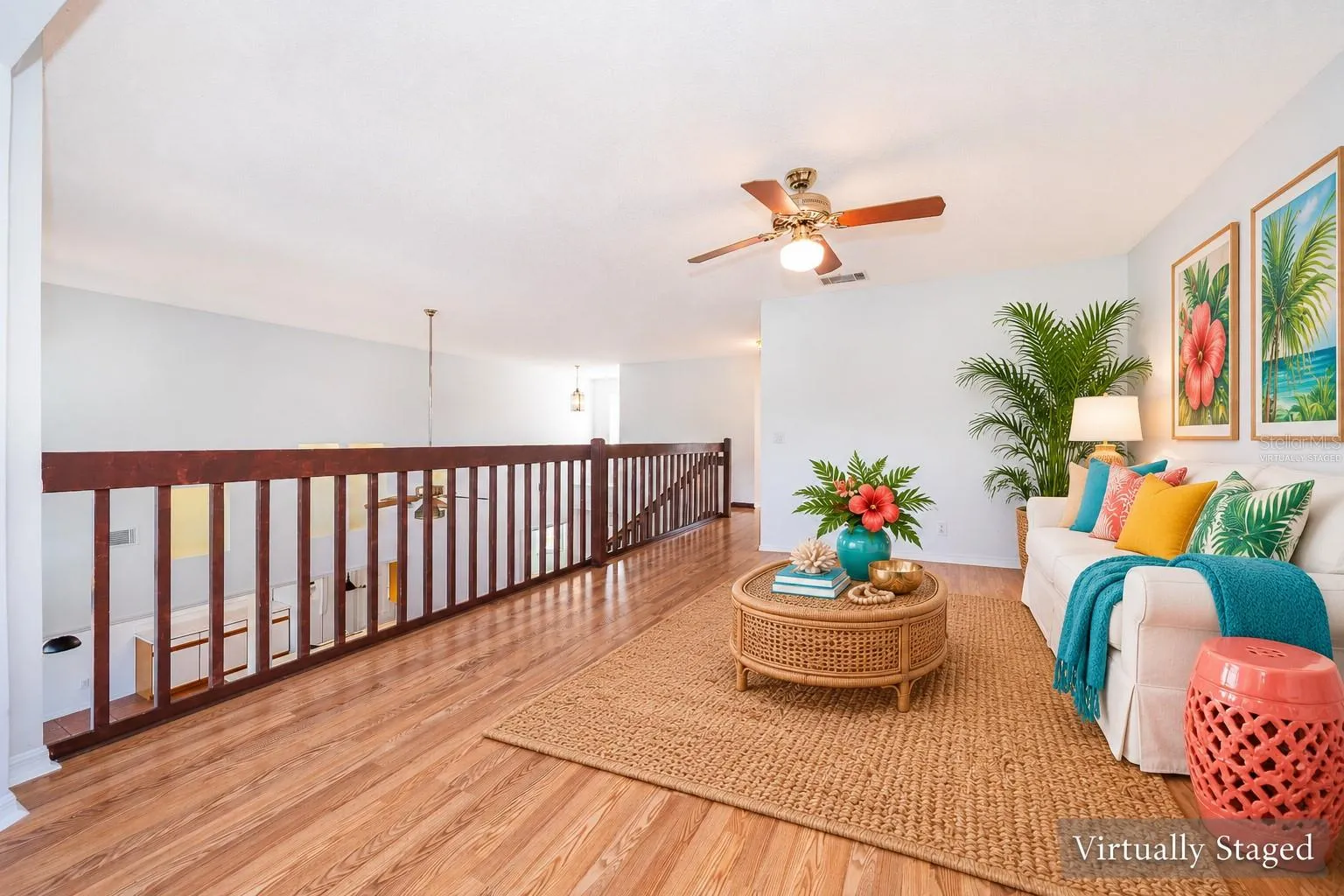Virtually Staged Loft or 4th Bedroom
