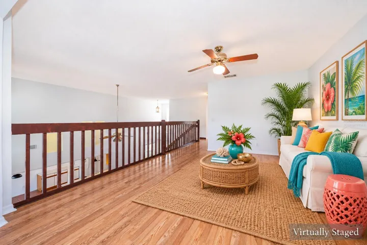 Virtually Staged Loft or 4th Bedroom