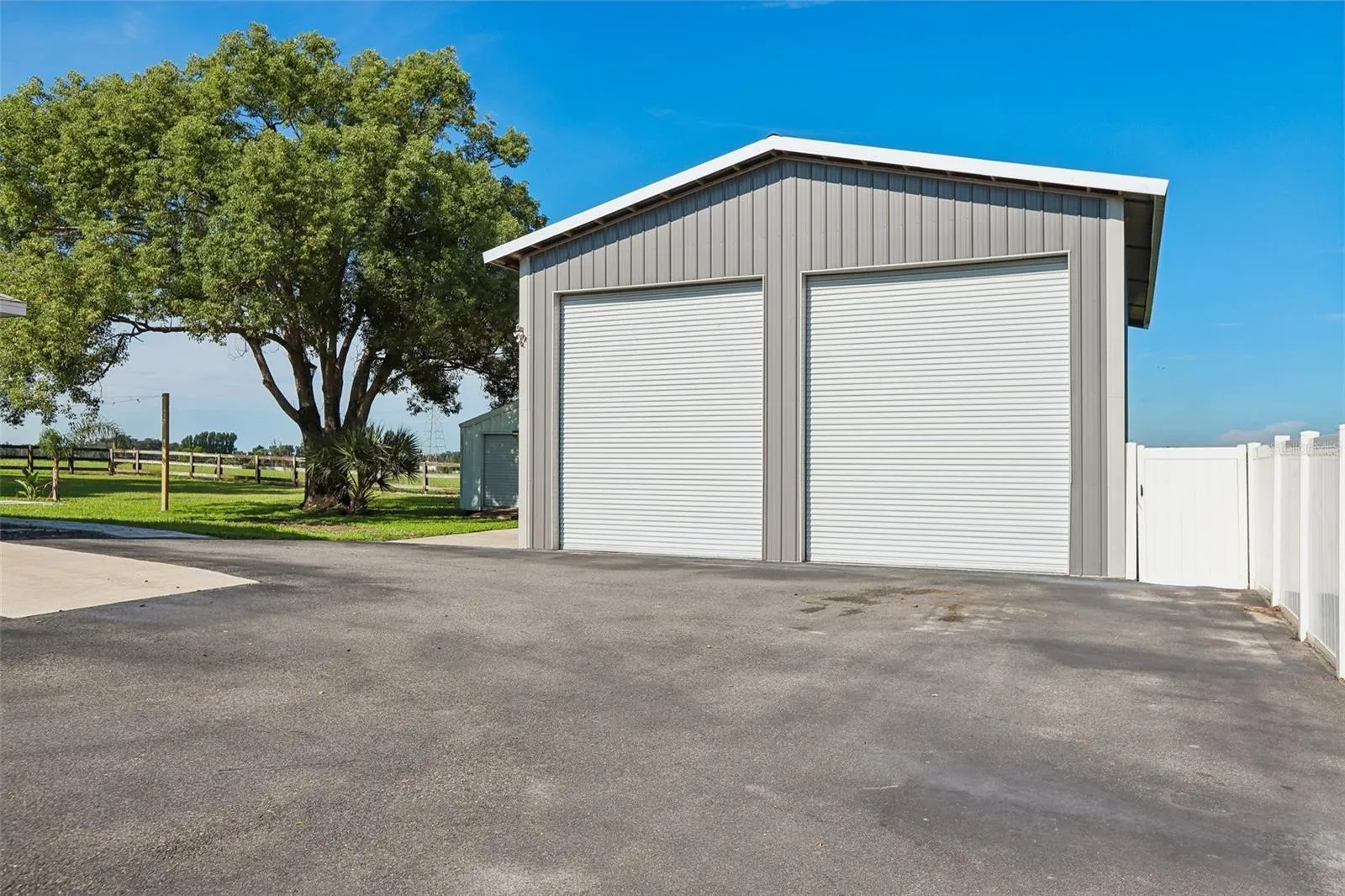 Garage Barn with tons of storage.  Large enough for RV storage