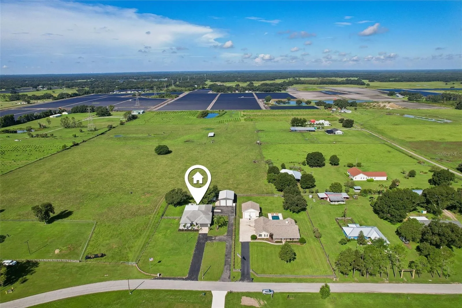 Ariel View of Property