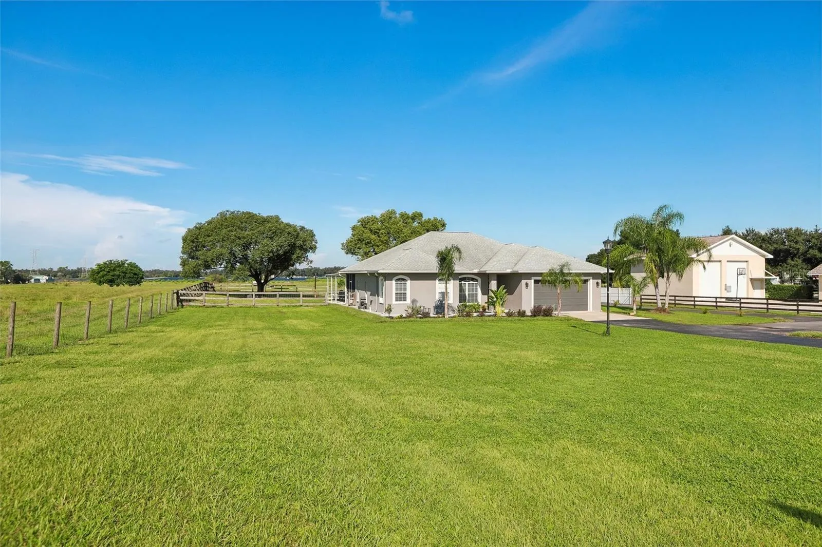 Left side of home