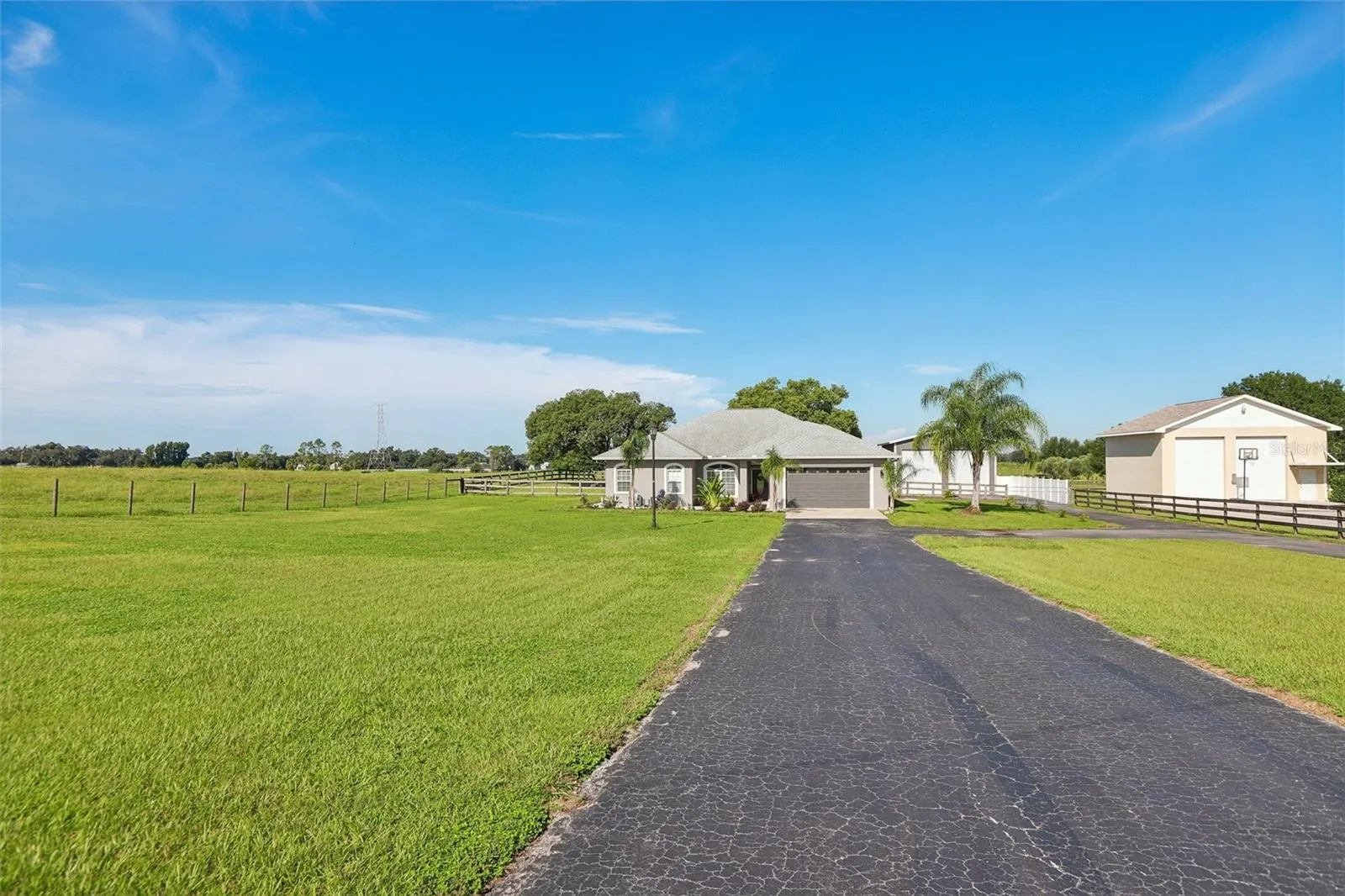 Driveway to home