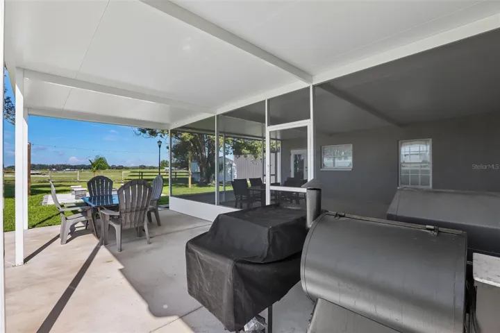 Outdoor covered area