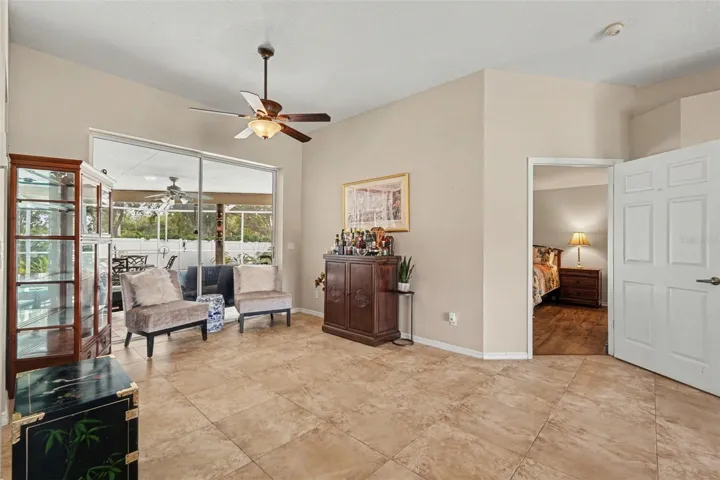 Great spot for Bar area opening onto Entertainment Lanai