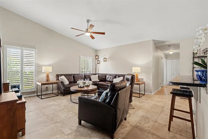 Generously sized Family Room