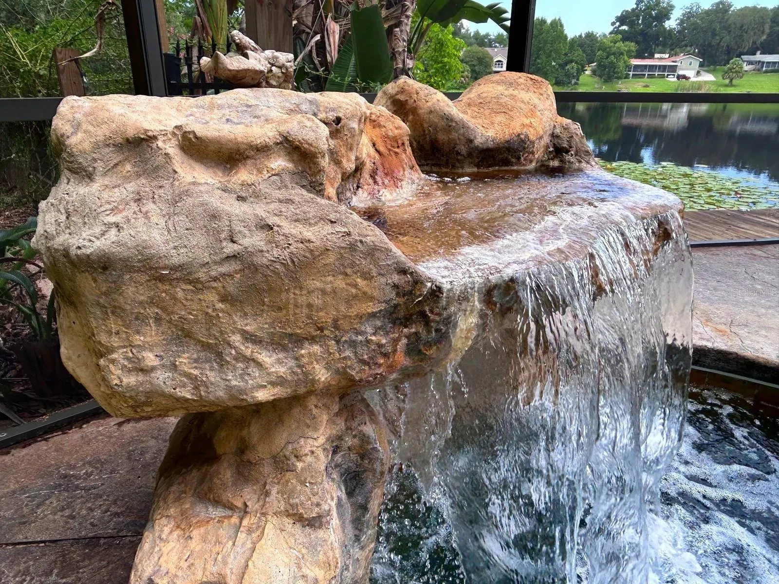 Cascading waterfall