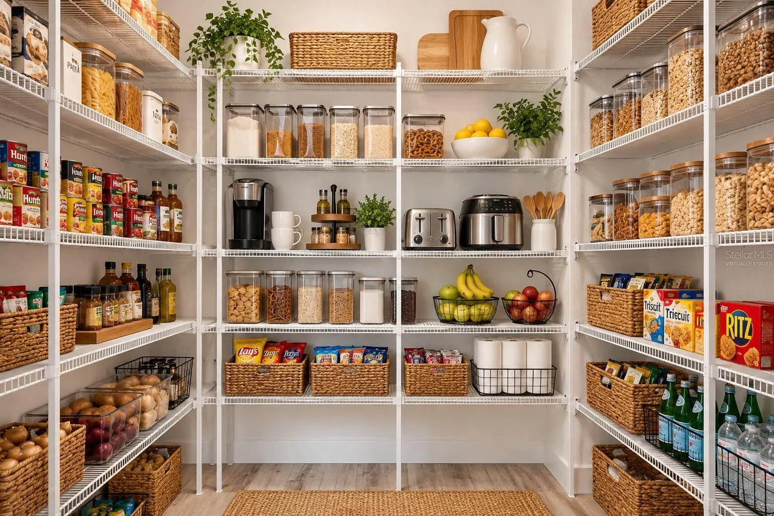 Virtually Staged Pantry