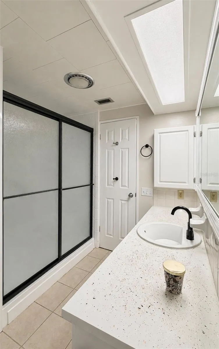 Hallway bathroom
