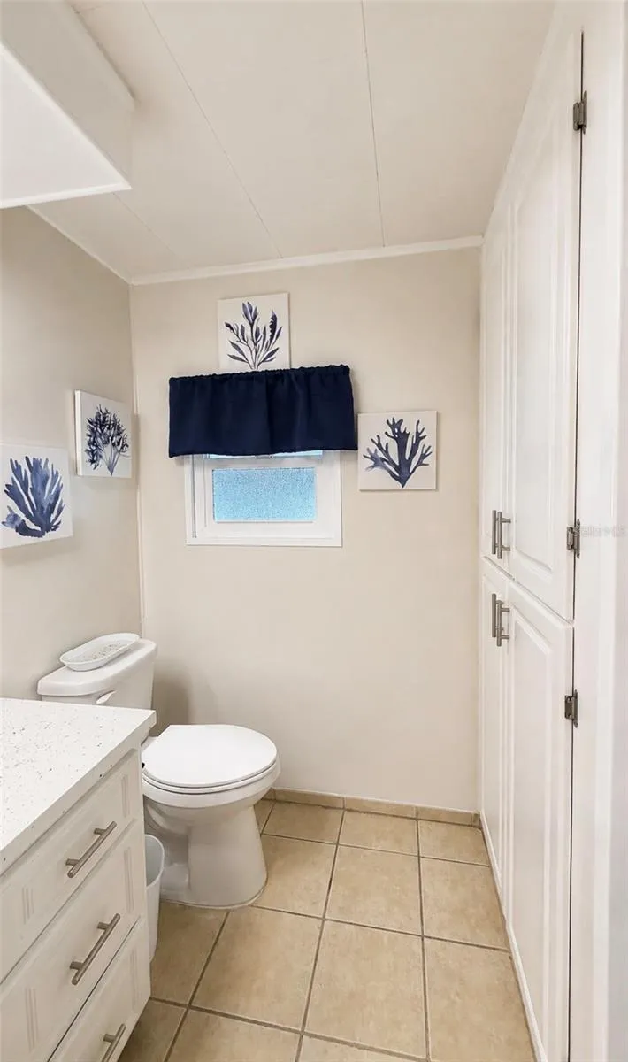 Hallway bathroom