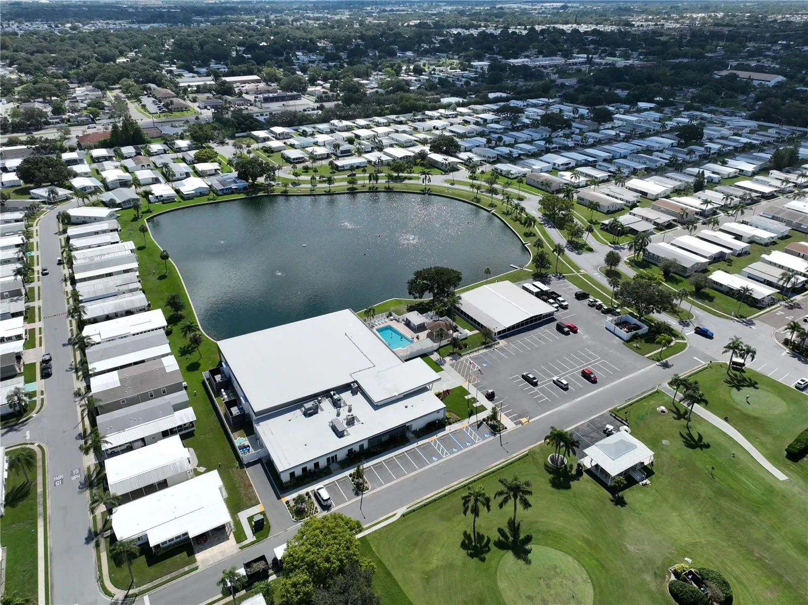 Drone view of Community