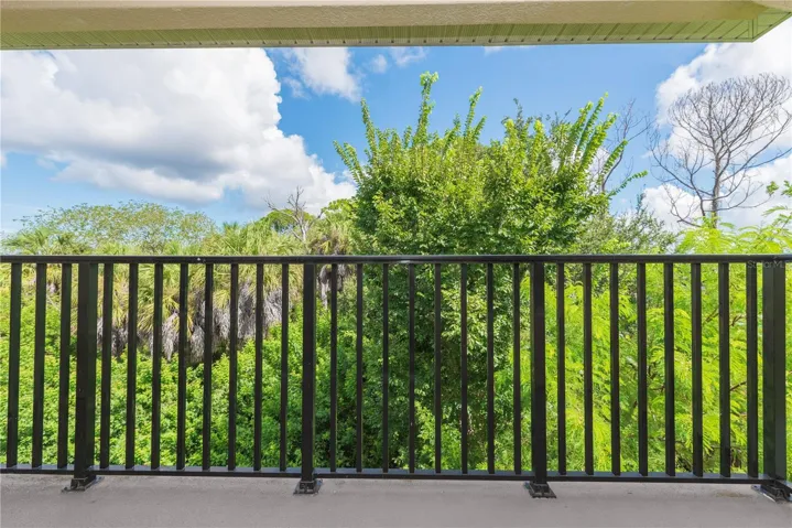 View from balcony.