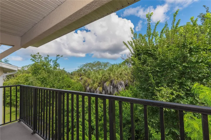 View from balcony.