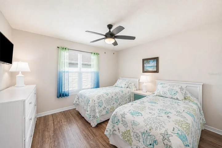 Bedroom 3, furnished.