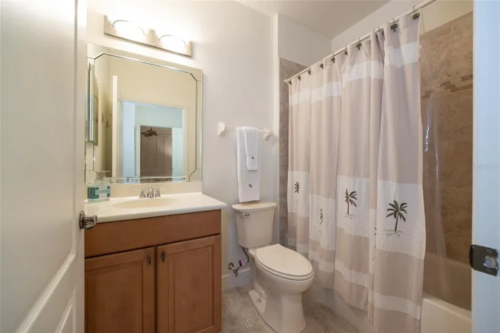 GUEST BATHROOM WITH NEW COMFORT HEIGHT TOILET