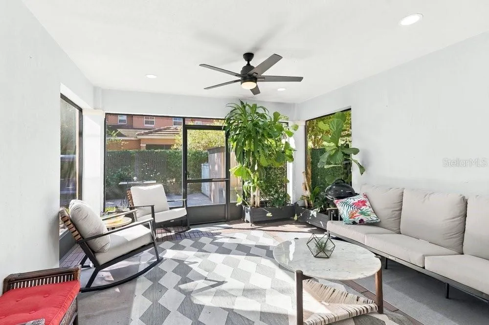 Screened porch