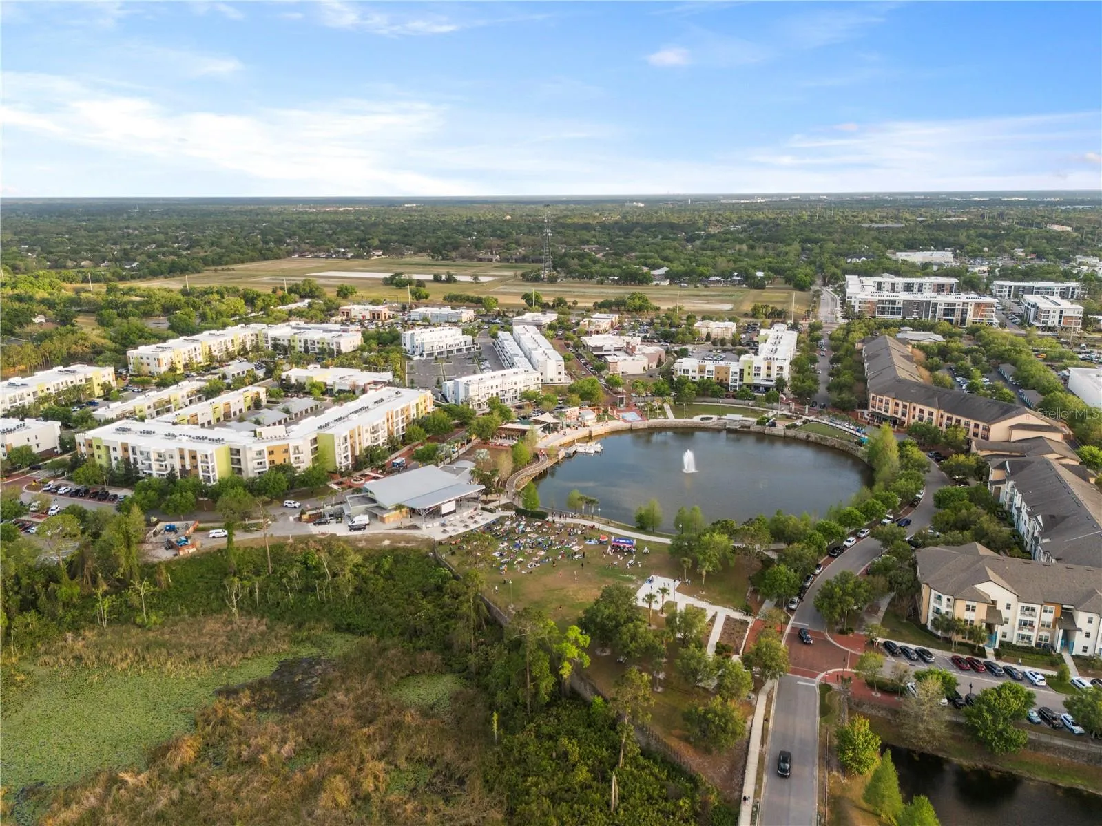 Aerial View-Amphitheater and community