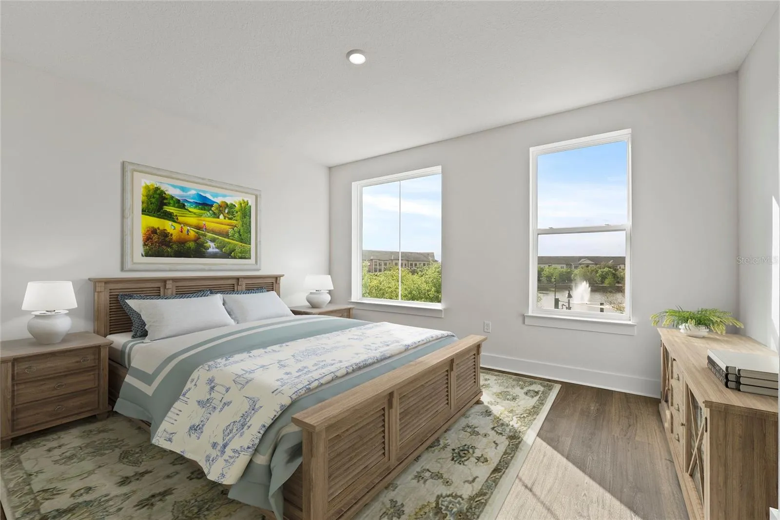 Staged Primary Bedroom (Master Bedroom)
