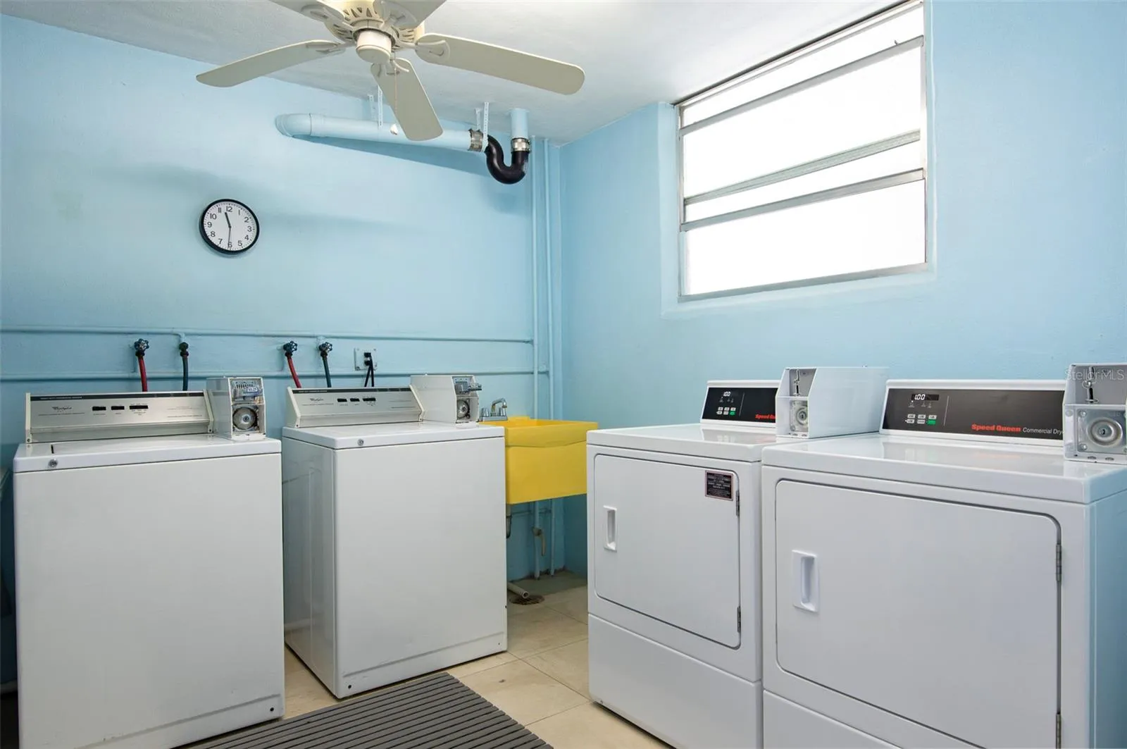 Laundry room at corner of each floor