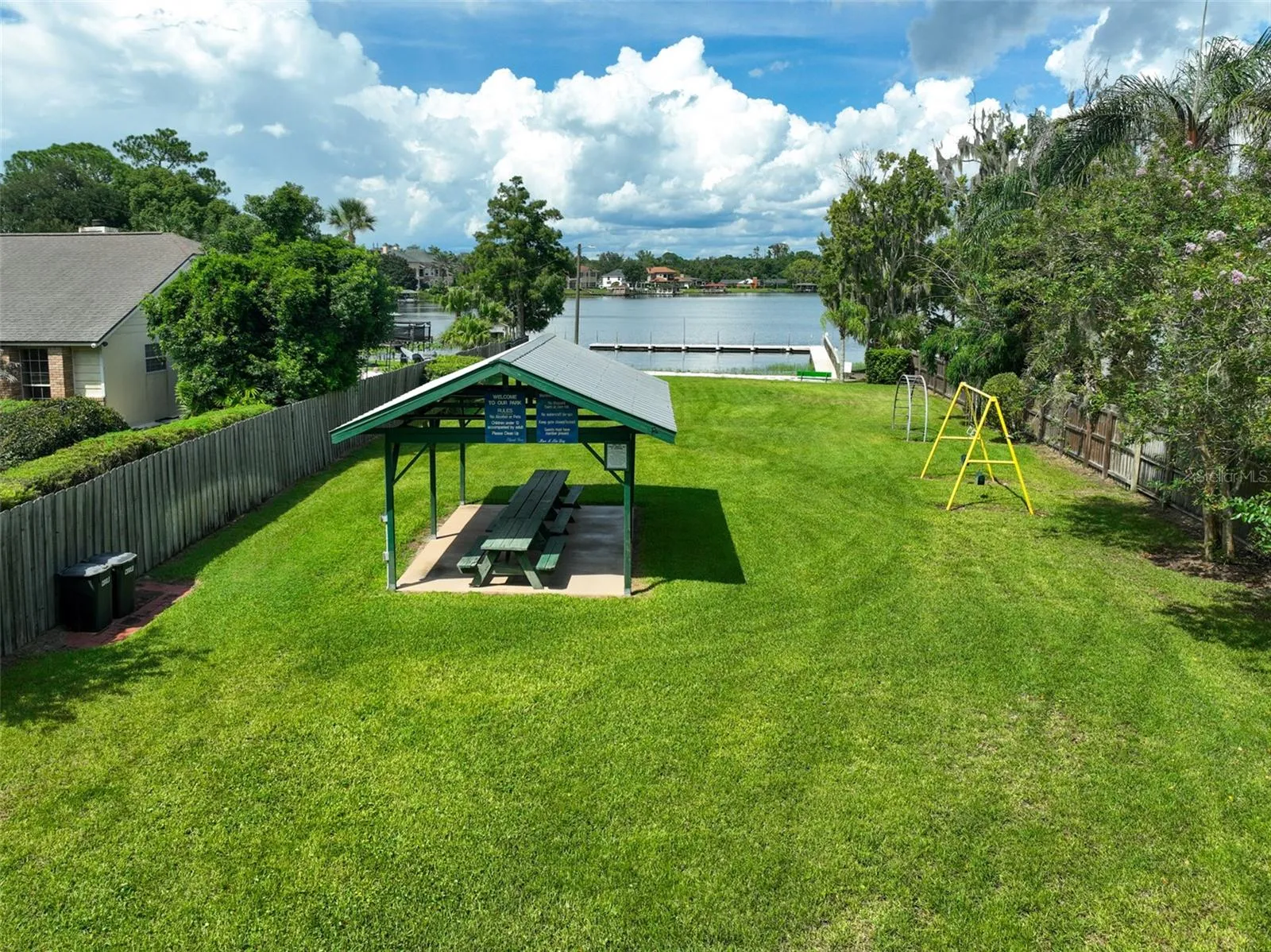 Park access with voluntary HOA