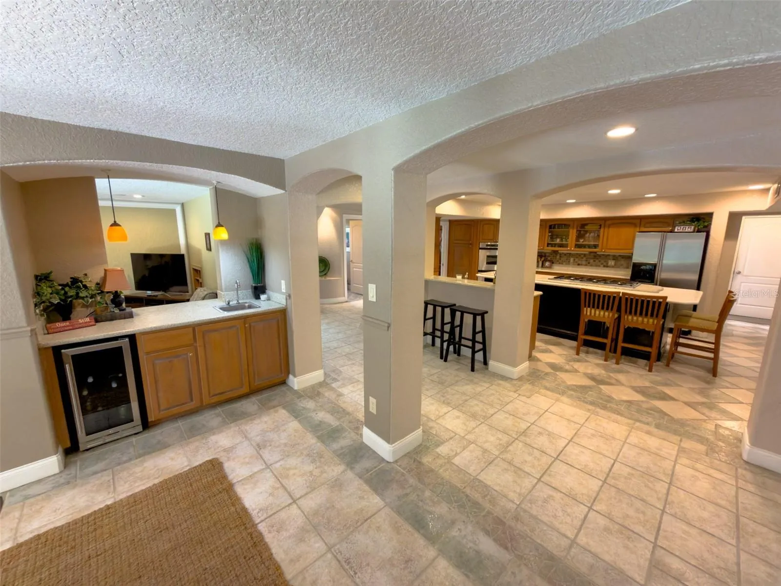 Wet Bar in Dining Room