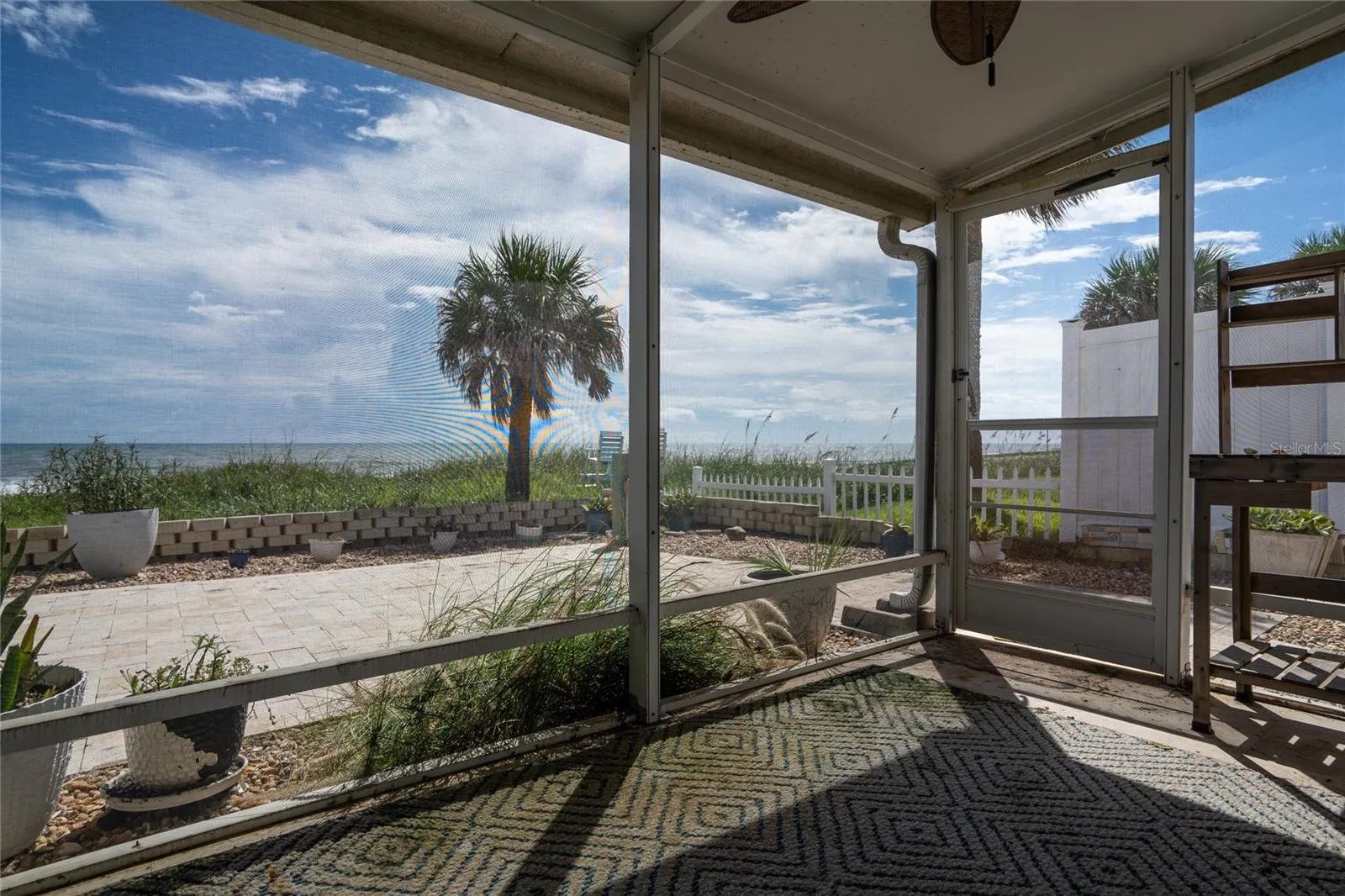Screened in patio off primary bedroom and Florida room!
