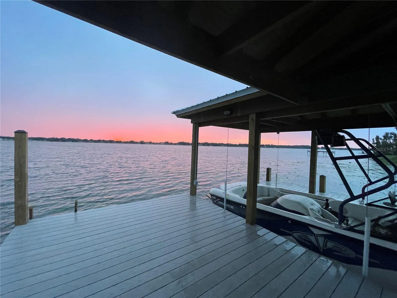 View of Lake/Sunset