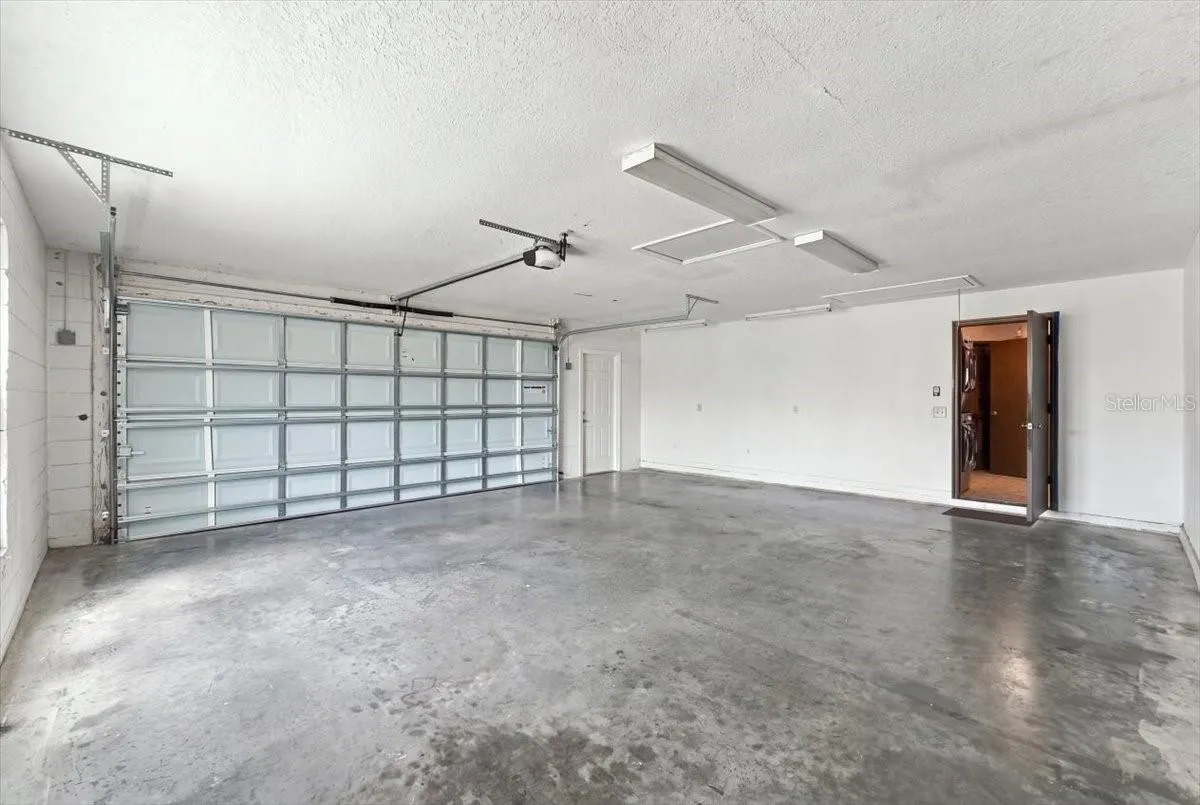 Attached garage