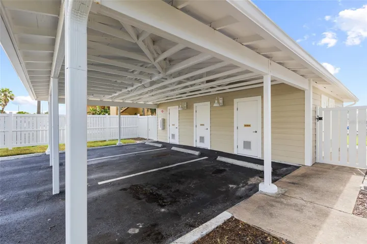 Assigned Parking and Storage Closet