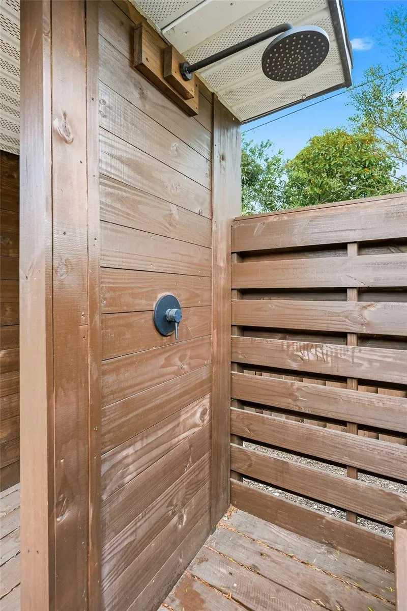 Outdoor shower