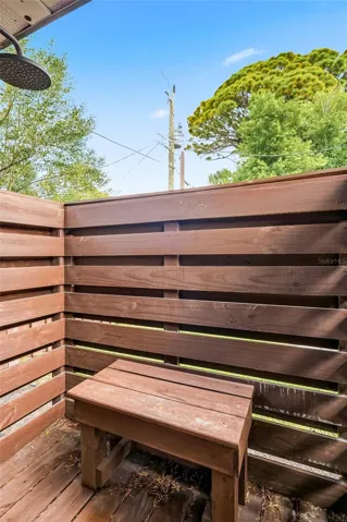 Outdoor shower
