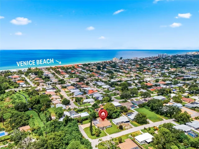 Aerial of 936 Dawn St