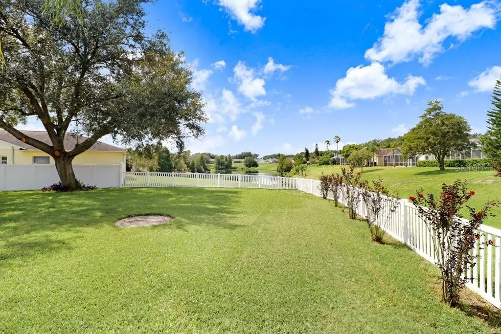 Huge fenced in yard